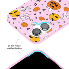Snoopy Pink Pumpkins iPhone Case