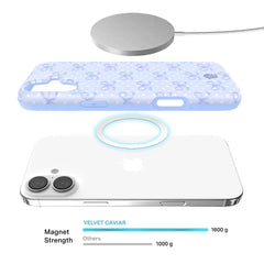 Lovely Blue Bows iPhone Case