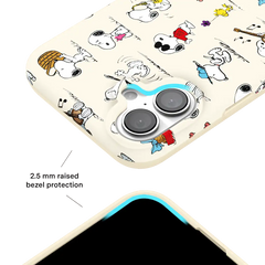 Snoopy Moods iPhone Case