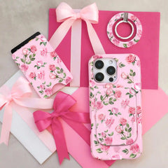 Baby Pink Roses Portable MagSafe Charger Power Pack