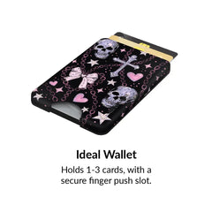 Pretty Punk Skulls MagSafe Wallet