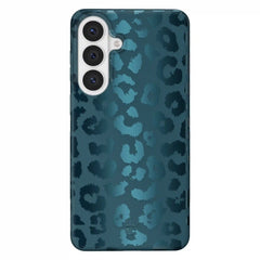 Metallic Navy Leopard Samsung Case