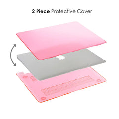 Clear Pink MacBook Case