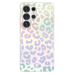 White Opal Leopard Samsung Case