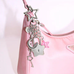 Lucky Star Locket Bag Charm