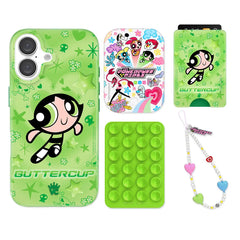 The Powerpuff Girls Buttercup iPhone Bundle Set - Wallet