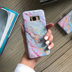 Holo Moonstone Marble Samsung Galaxy Case