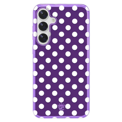 Violet Glow Polka Dot Samsung Case