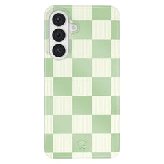 Pistachio Vibe Checkered Samsung Case