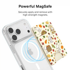 Snoopy Autumn Leaves MagSafe Wallet