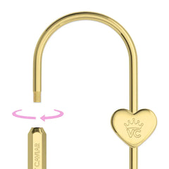 Gold Carabiner Bag Charm