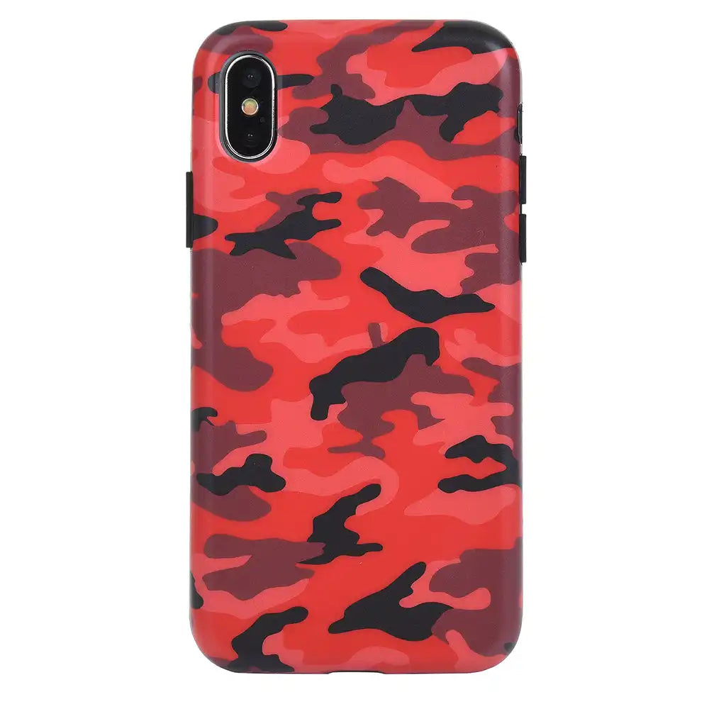 Red Camo iPhone Case