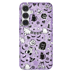 Witchy Lilac Glitter Samsung Case