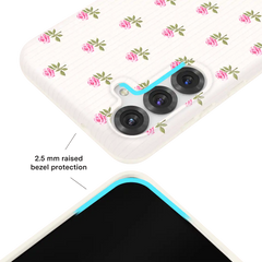 Pink Peony Floral Samsung Case
