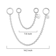 Small Silver Bag Chain