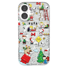 Snoopy Christmas Glitter iPhone Case
