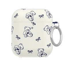 Preppy Teddy AirPod Case